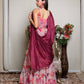 Strap Floral Gown With Dupatta / New Anarkali suit for woman