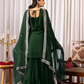 sharara kurta set | sharara kurta | Sharara Pair | Green Sharara | Green Gown|black sharara|blue sharara|gharara|green gharara|pink sharara|viral sharara pair|georgette sharara|embrodairy sharara